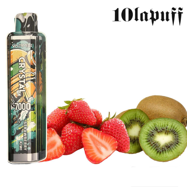 PUFF 7000 VAPME Crystal - Fraise Kiwi - Prix De 10,99€ Au Lieu De 16,99 ...