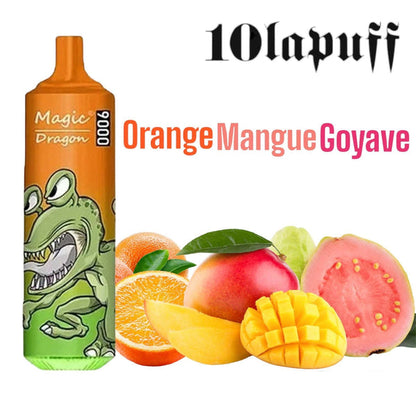 PUFF 9000 Magic Dragon - Orange Mangue Goyave -