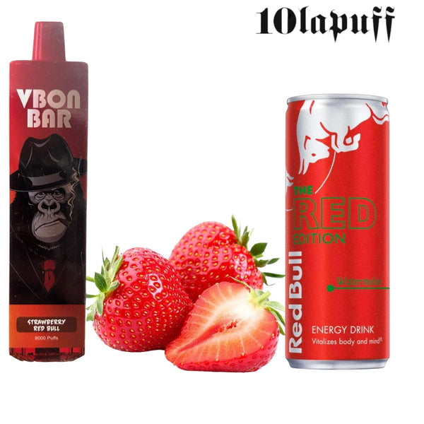 PUFF 9000 VBON - Strawberry Redbull