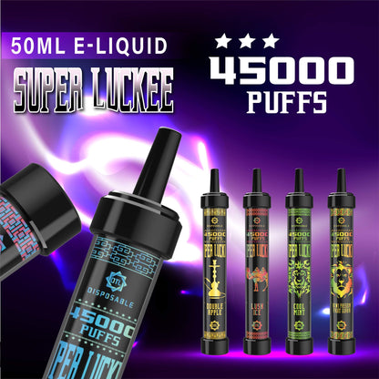 PUFF 45000 Super Luckee - Mint Grape - 2% Nicotine