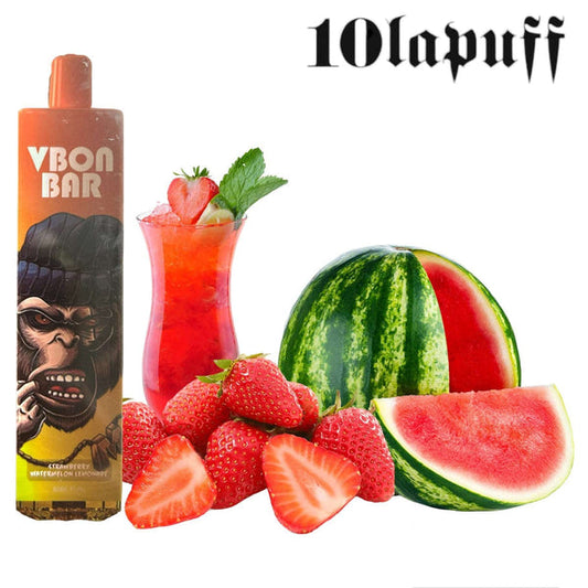 PUFF 9000 VBON – Erdbeer-Wassermelonen-Limonade