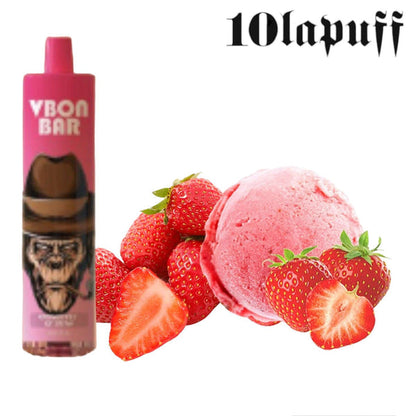 PUFF 9000 VBON - Strawberry ice cream
