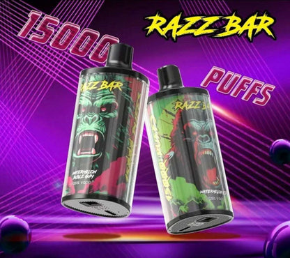 PUFF 15000 RAZZ BAR - 10 parfums -
