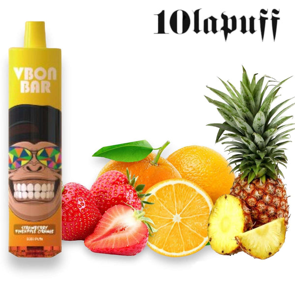 PUFF 9000 VBON - Fraise Ananas Orange