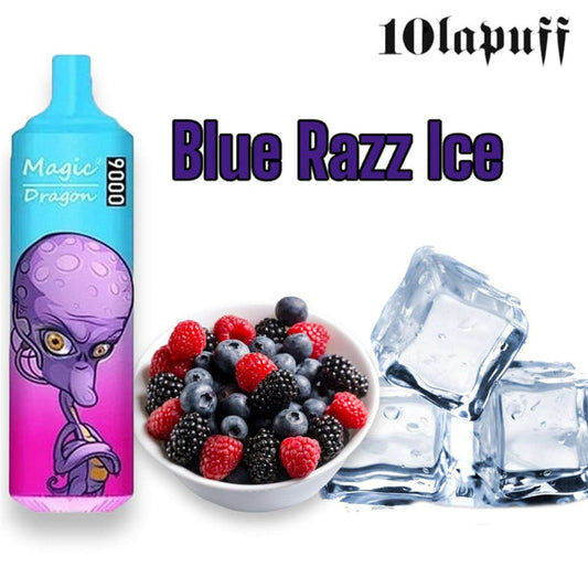 PUFF 9000 Magic Dragon - Blue Razz Ice