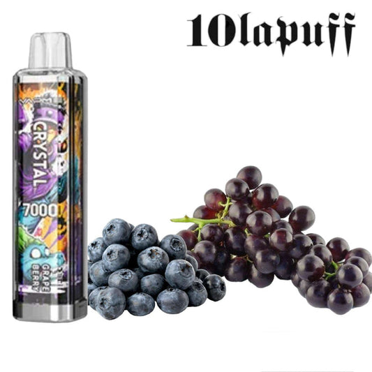 PUFF 7000 VAPME crystal - Blueberry Grape