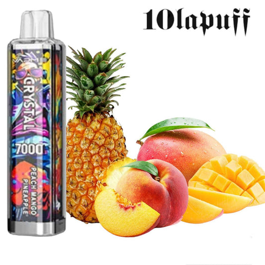PUFF 7000 VAPME crystal - Peach mango Pineapple 