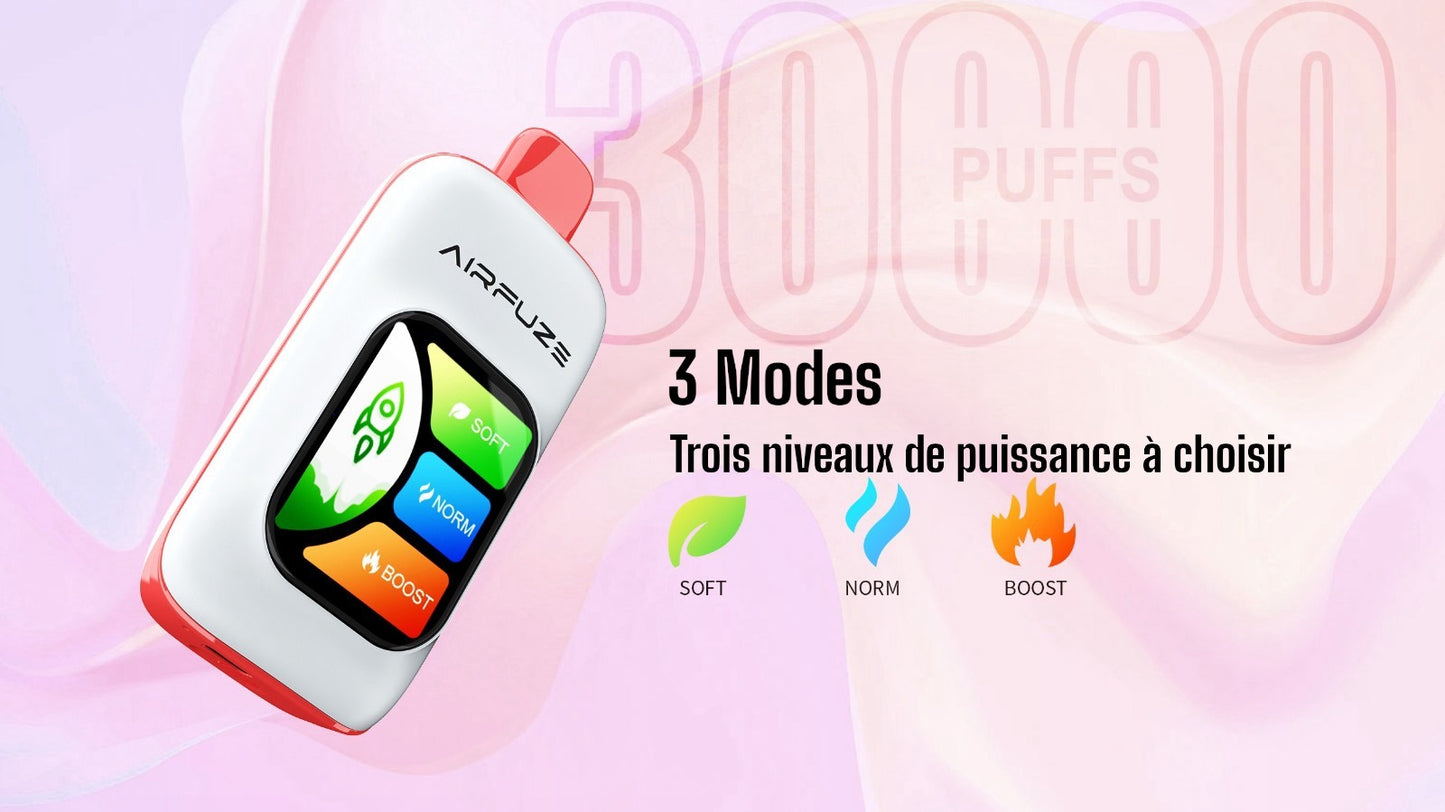 PUFF 30000 AIRFUZE CONNECT - 12 Scents Available -