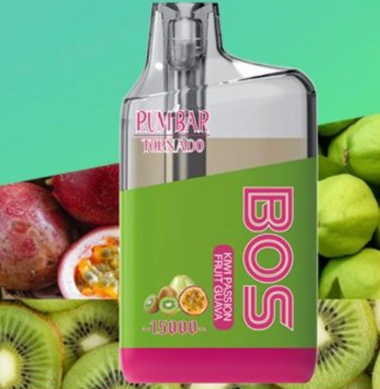 PUFF 15000 RUMBAR TORNADO - Kiwi fruit Passion Goyave
