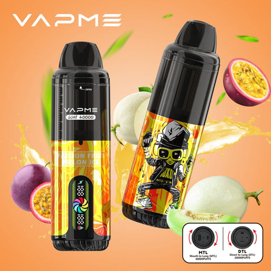 PUFF 40000 VAPME GOAT - Passionsfrucht Melone Eis