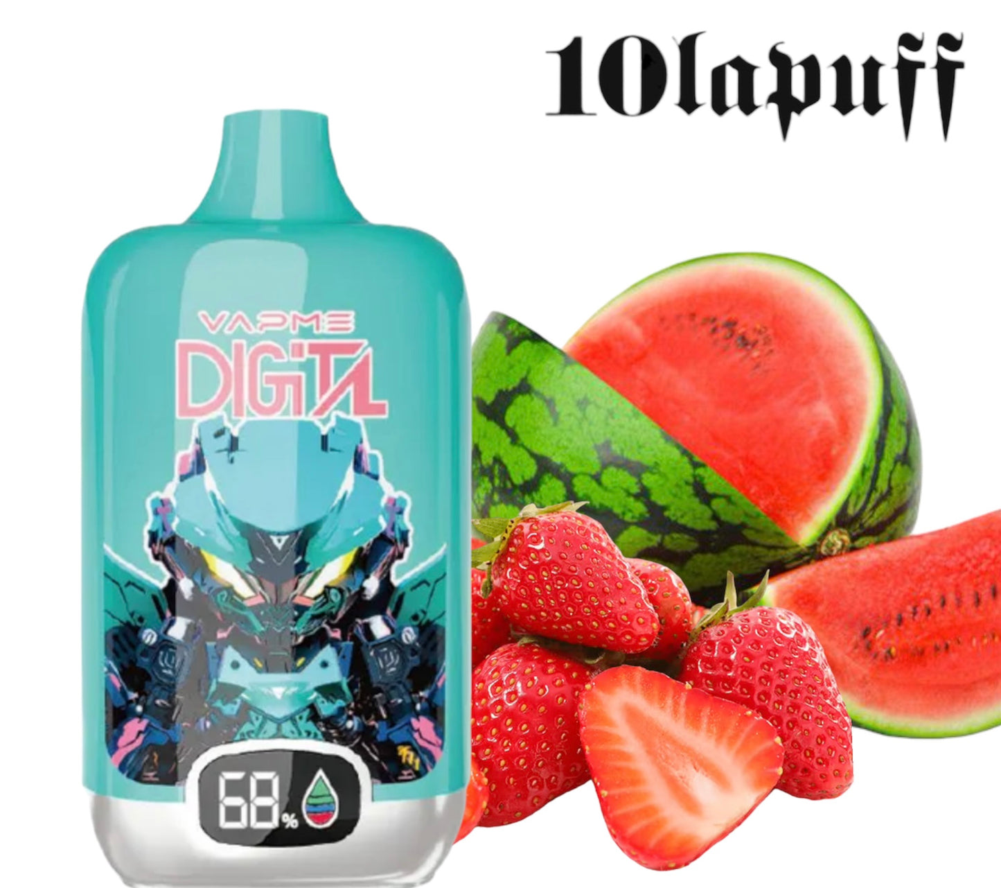 PUFF 12000 VAPME DIGITAL - Erdbeer-Wassermelone -