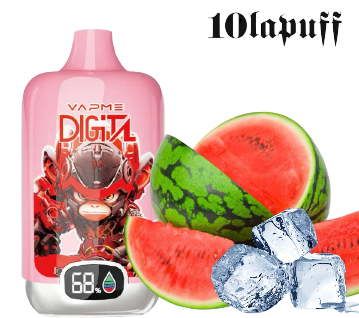 PUFF 12000 VAPME DIGITAL - Gefrorene Wassermelone -