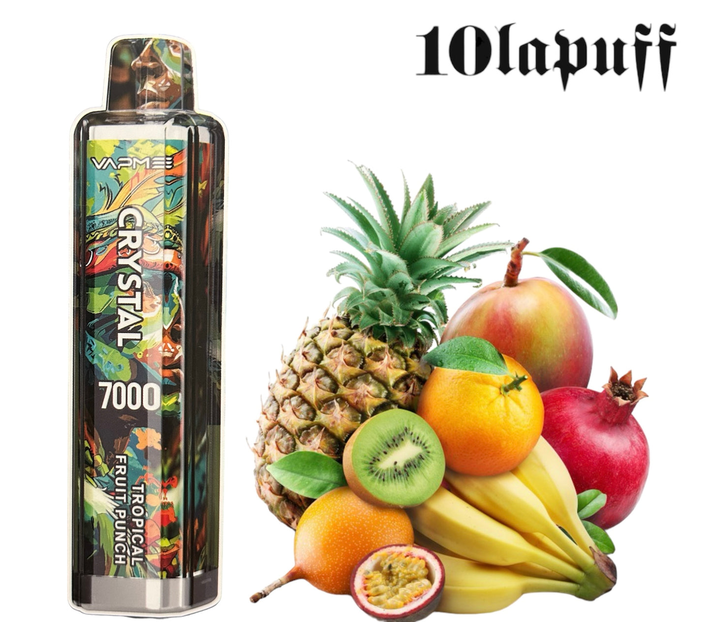 PUFF 7000 VAPME cristal - Frutas Tropical Punch