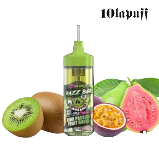 PUFF 16000 RAZZBAR  - Fruit Passion Kiwi Goyave