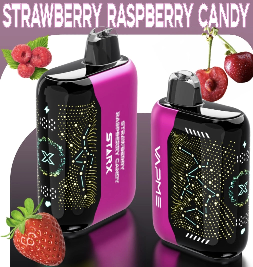 PUFF 25000 STARX VAPME - Fraise Framboise Candy