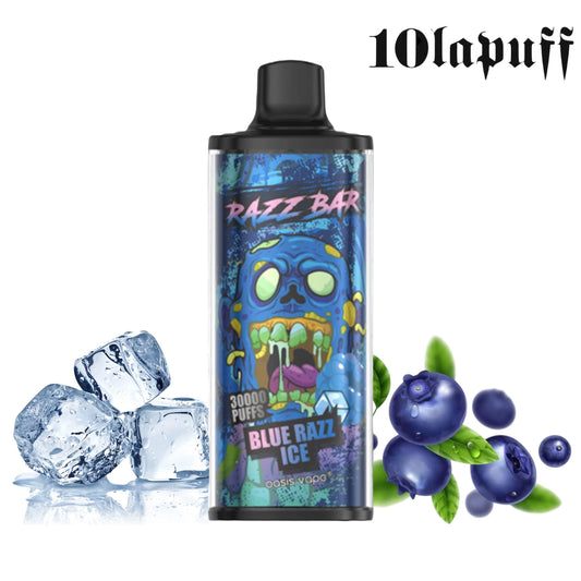 PUFF 30000 RAZZBAR - Blue Razz Ice -