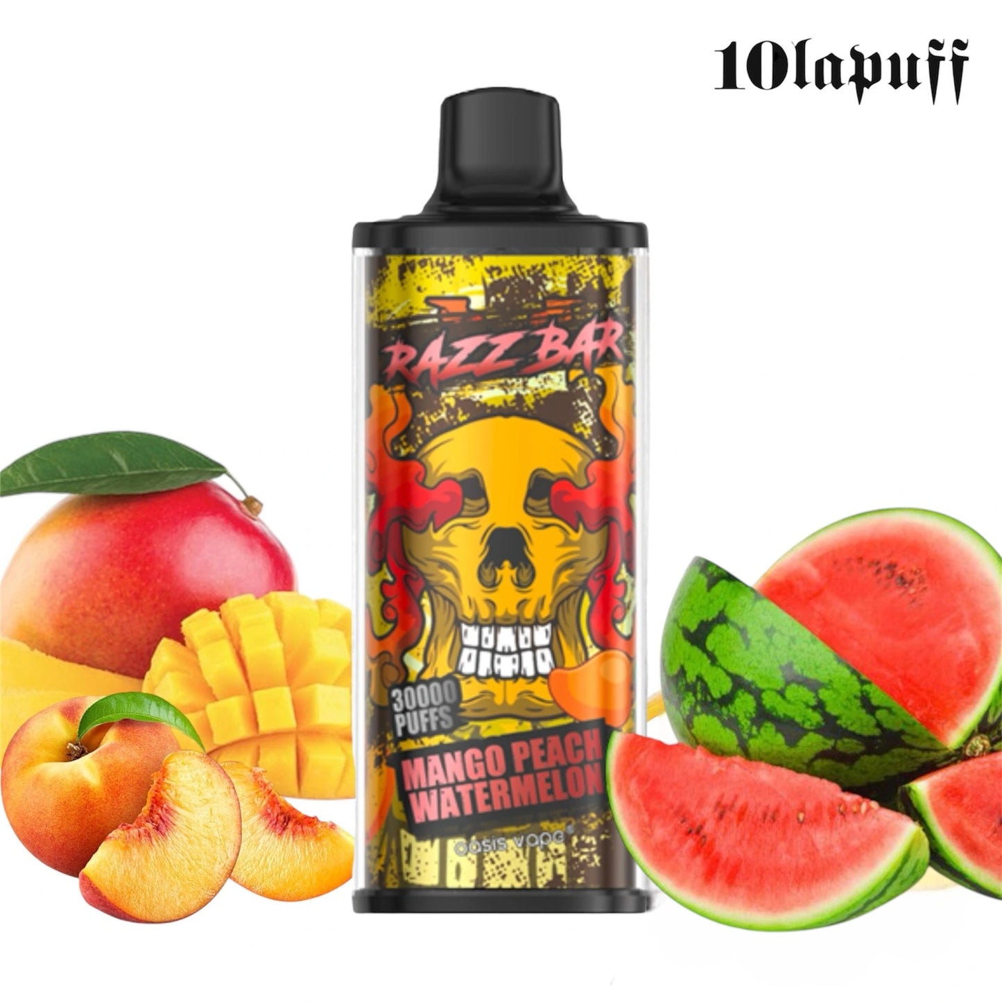 PUFF 30000 RAZZBAR - Peach Mango Pineapple -