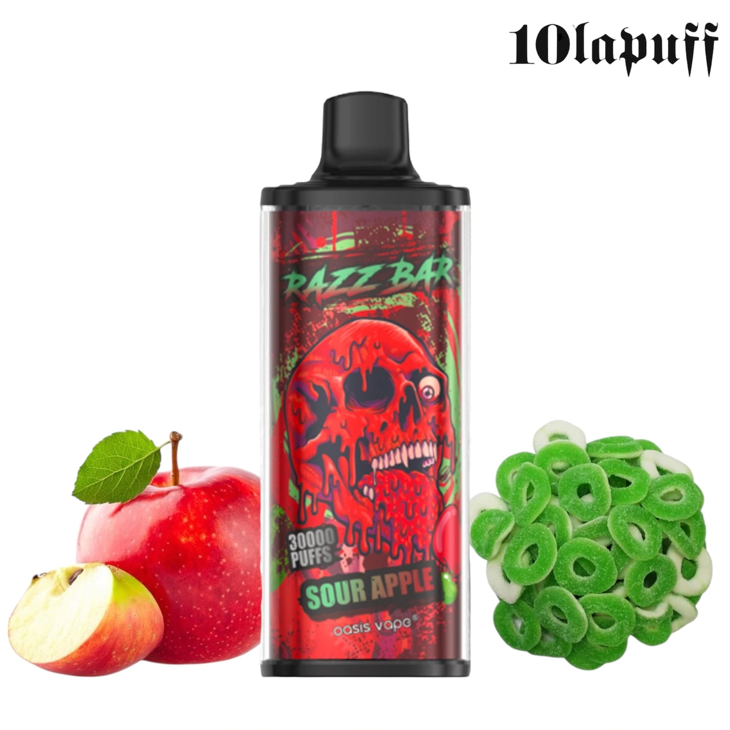 PUFF 30000 RAZZBAR - Sour Apple -