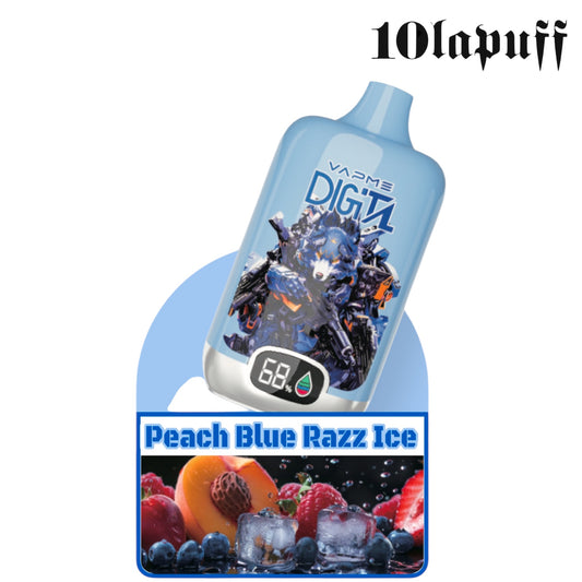 PUFF 12000 VAPME DIGITAL - Peach Blue Razz Ice -