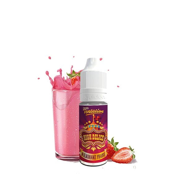 Strawberry Milkshake 10ml - Liquideo Tentation