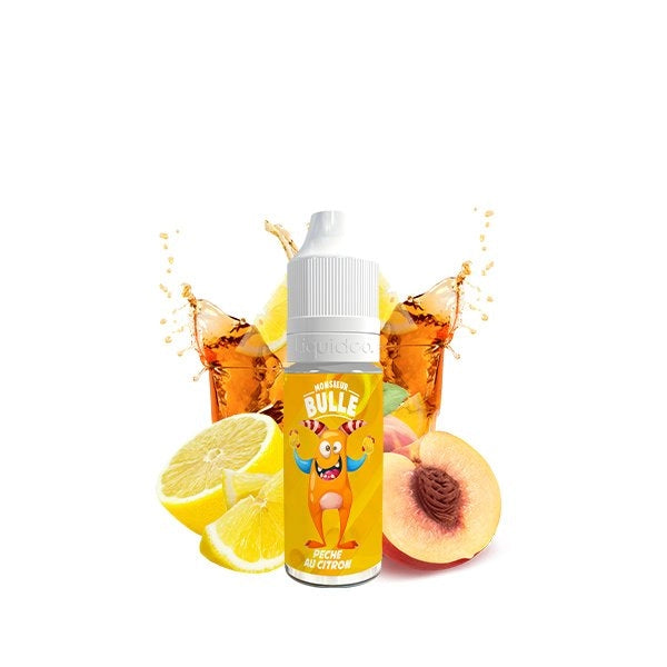 E-Liquid ZITRONE PFIRSICH 10ML - LIQUIDEO MONSIEUR BULLE