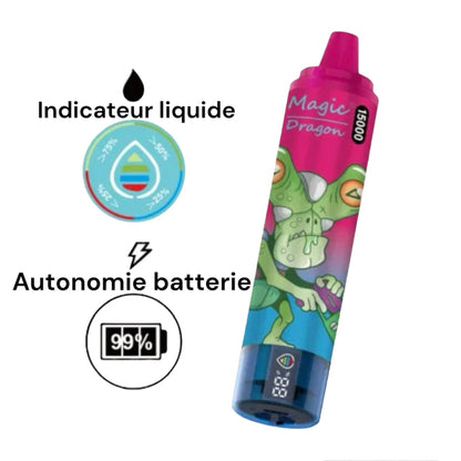 PUFF 15000 MAGIC DRAGON - Zitrone Limette