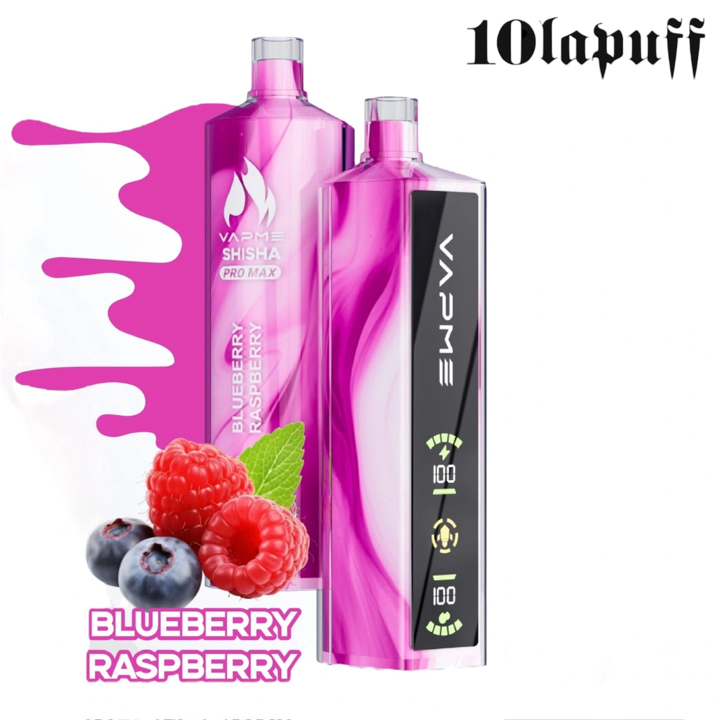 PUFF 20000 SHISHA PRO MAX VAPME - Blueberry Raspberry