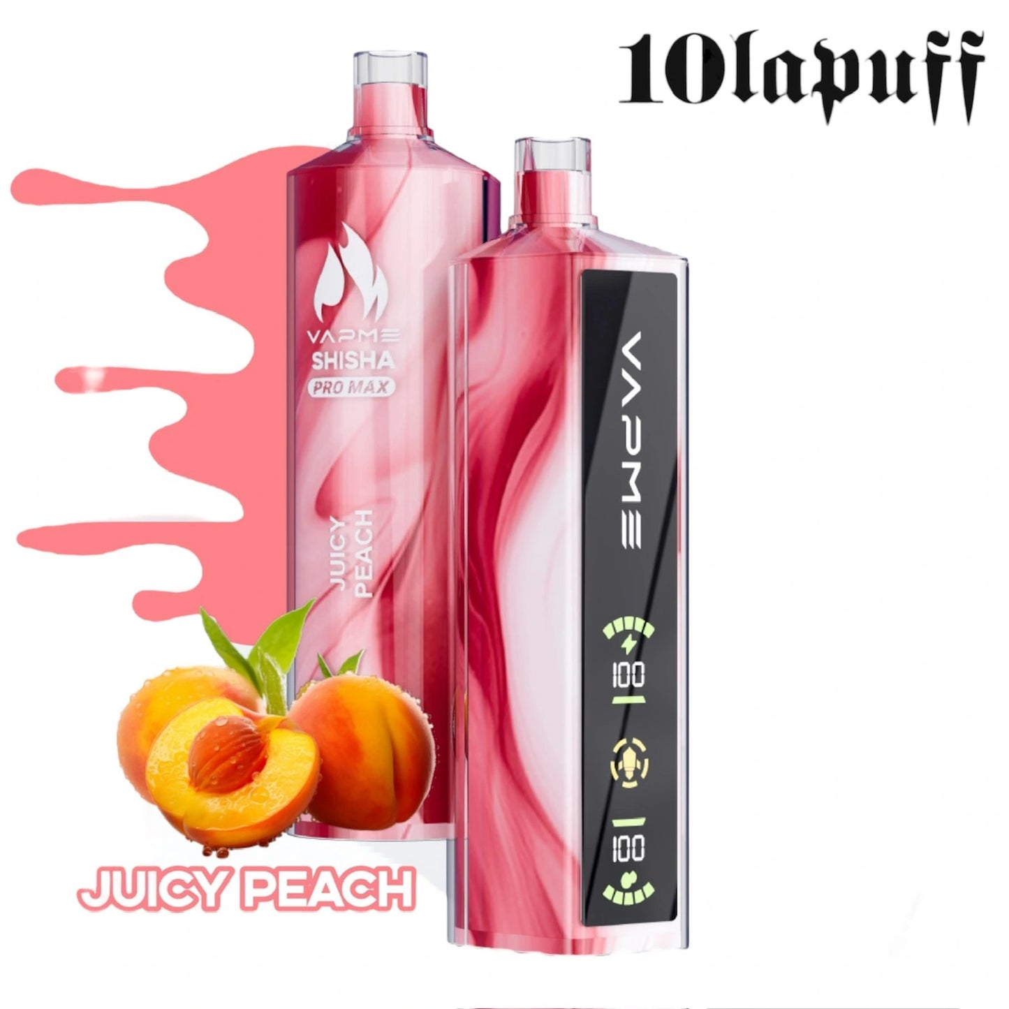 PUFF 20000 SHISHA PRO MAX VAPME  - Juicy Peach