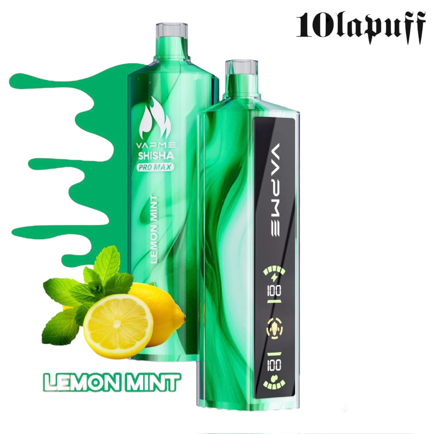 PUFF 20000 SHISHA PRO MAX VAPME - Menthe Citron