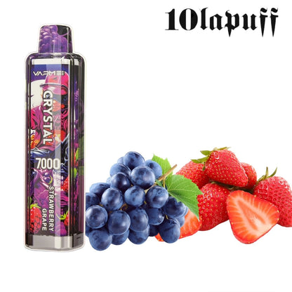 PUFF 7000 VAPME crystal - Strawberry Grape