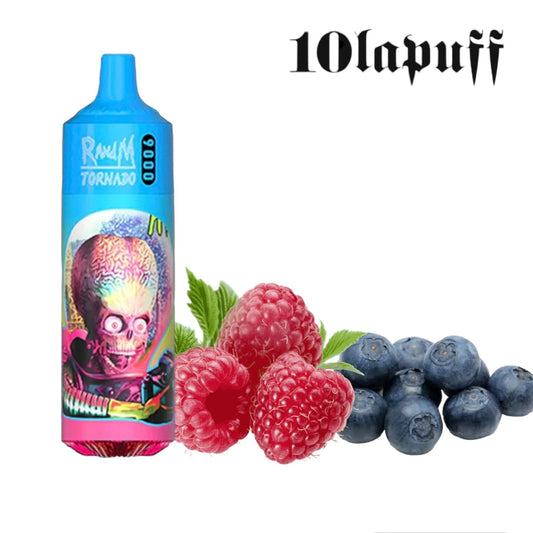 PUFF 9000 TORNADO RandM - Tart Blueberry Raspberry