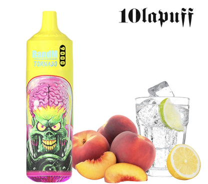 PUFF 9000 TORNADO RandM - Lemonade Peach