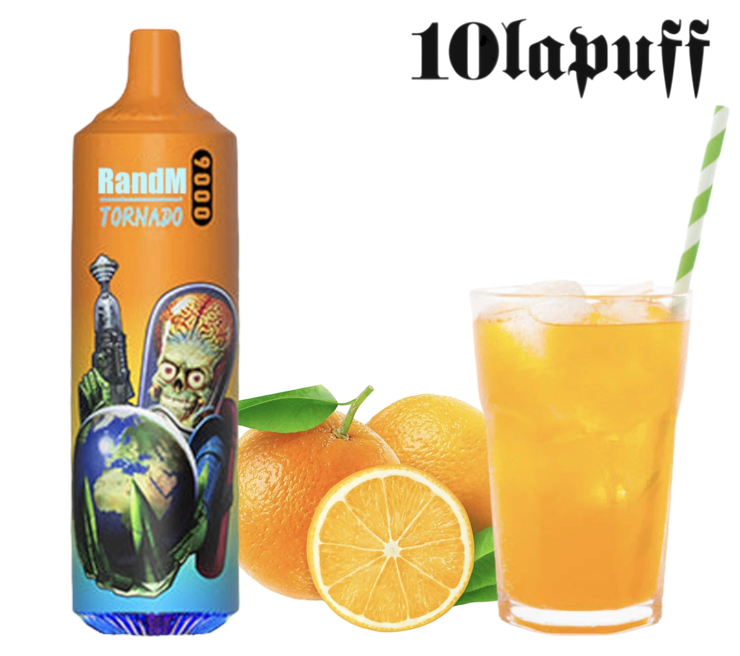 PUFF 9000 TORNADO RandM – Soda Orange