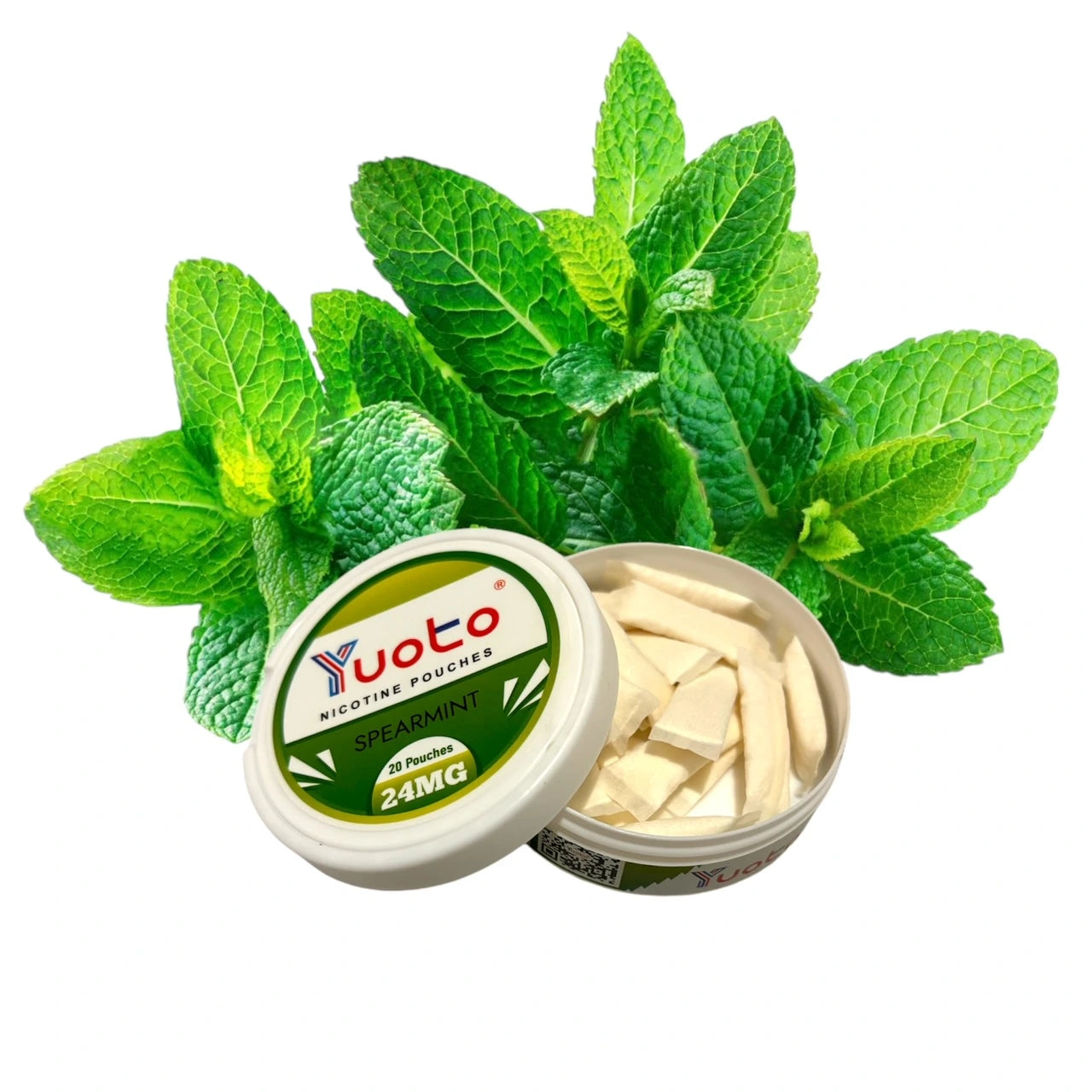 YUOTO SNUS Pouches 24mg - Saveur Spearmint Rafraîchissante