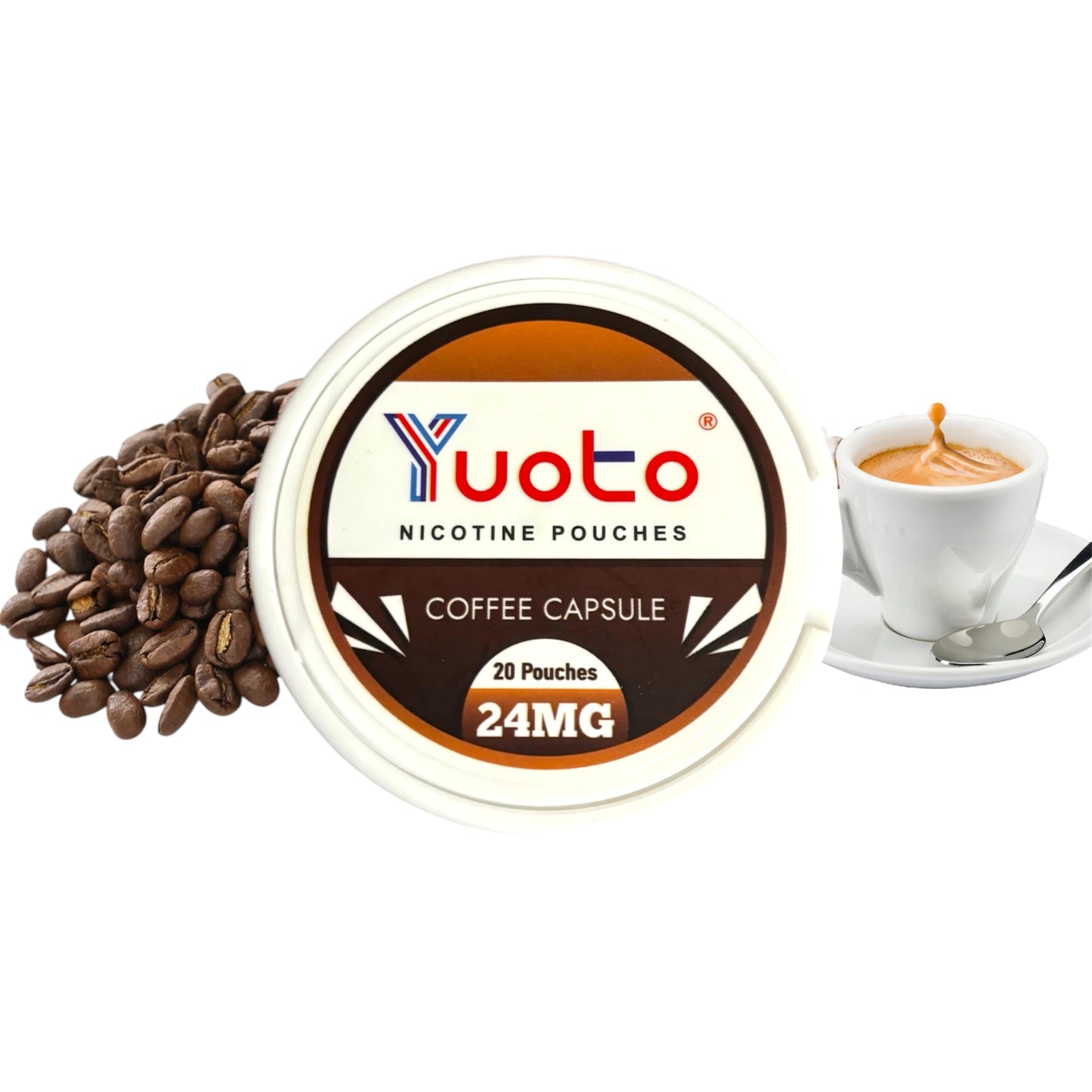 YUOTO SNUS Pouches 24mg - Saveur Café Intense